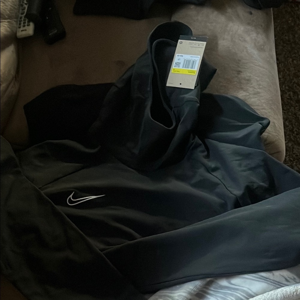 Nike Black Pullover with White Swoosh